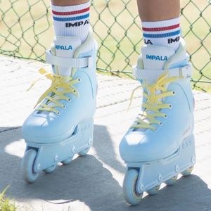 Impala Lightspeed Inline Skates - Sky Blue/Yellow